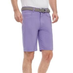 Maelreg Performance Proflex LAVENDER Shorts Golf Sport Stretch SPF 30+ NWT SZ34